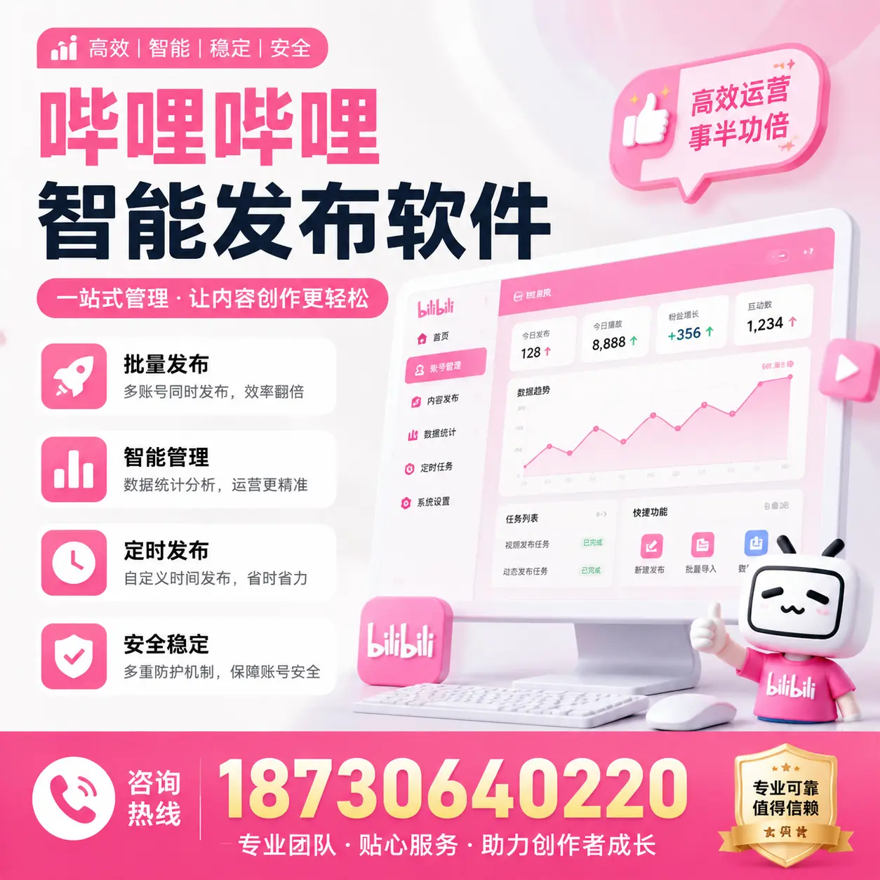 如何评估哔哩哔哩智能发布软件的ROI?伊犁 企业必读
